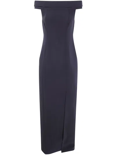 Ralph Lauren Lauren  "adlar" Short Sleeves Gown Long Dress