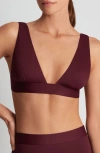 Ralph Lauren Lauren  Banded Modern V-neck Bikini Top