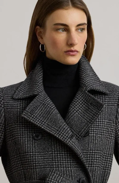 Ralph Lauren Lauren  Belted Double Breasted Wool Blend Coat