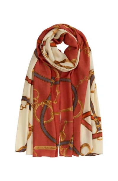 Ralph Lauren Lauren  Belting Wrap In Orange