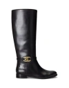 Ralph Lauren Bridgette Knee-length Boots In Black