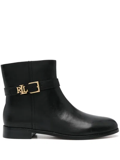 Ralph Lauren Lauren  Brooke Boots Bootie In Black