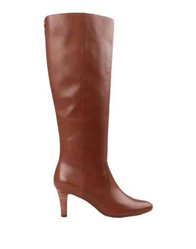 Ralph Lauren Knee Boots In Brown