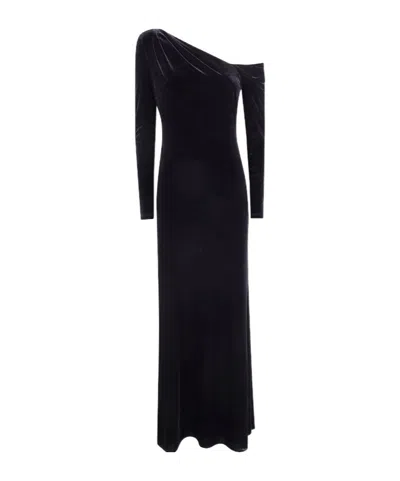 RALPH LAUREN LAUREN RALPH LAUREN CATEEMA ONE-SHOULDER GOWN