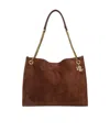 Ralph Lauren Lauren  Chain-strap Top Handle Bag In Brown
