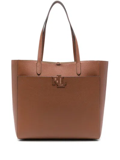 Ralph Lauren Lauren  Cmryn Lg Tt Tote Large In Brown