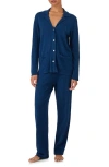 Ralph Lauren Lauren  Cotton & Cashmere Pajamas In Blue