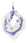 Ralph Lauren Lauren  Cotton & Silk Square Bandana