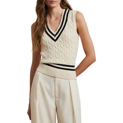 Ralph Lauren Lauren  Cricket Cable Knit Cotton Sweater Vest