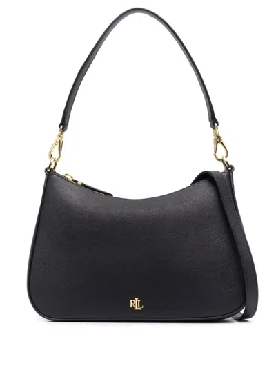 Ralph Lauren Lauren  Danni 26 Medium Shoulder Bag In Black