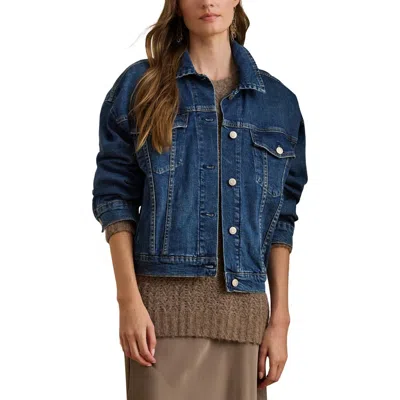 Ralph Lauren Lauren  Denim Trucker Jacket In Blue