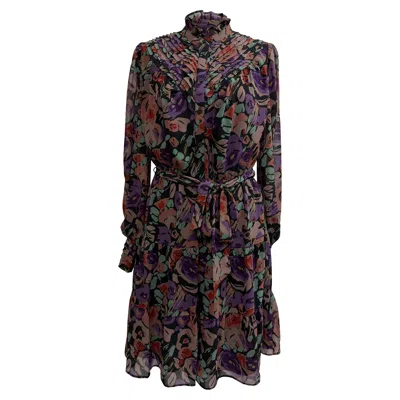 Ralph Lauren Lauren  Dialata Printed Mini Dress In Multicolor Polyester