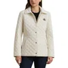Ralph Lauren Lauren  Diamond Quilted Jacket In White