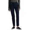 Ralph Lauren Petite Double-faced Stretch Cotton Pants In Blue
