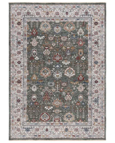 Ralph Lauren Lauren  Fairhaven Power Loomed Spacedyed Rug In Gray