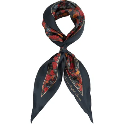 Ralph Lauren Lauren  Fall Floral Small Diamond In Blue