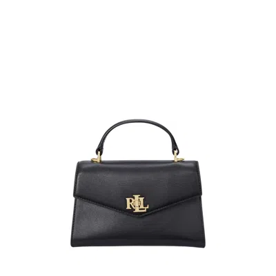 Ralph Lauren Lauren  Farrah Sm Satchel Small In Black