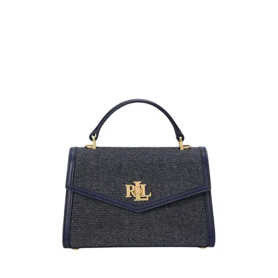Ralph Lauren Lauren  Farrah Sm Satchel Small In Black
