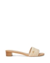 Ralph Lauren Fay Slip-on Slide Sandals In Beige