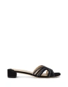Ralph Lauren Fay Suede & Leather Multistrap Sandal