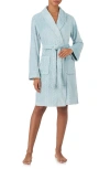 Ralph Lauren Lauren  Fleece Monogram Robe In Blue