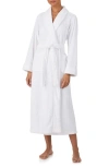 Ralph Lauren Lauren  Fleece Monogram Robe In White