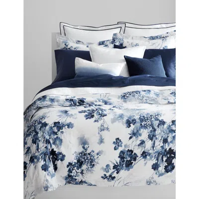 Ralph Lauren Lauren  Flora Floral Sateen Comforter & Sham Set In Blue