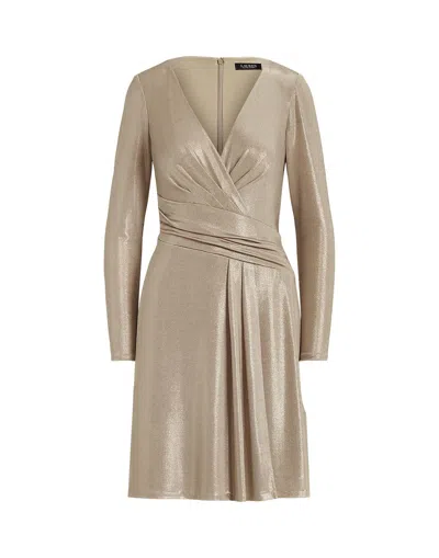Ralph Lauren Short Dresses In Gold