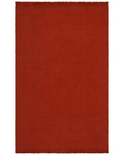 Ralph Lauren Safavieh Lauren  Glenville Hand Loomed Wool-blend Rug In Red