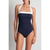 Ralph Lauren Lauren  Halter One-piece Swimsuit