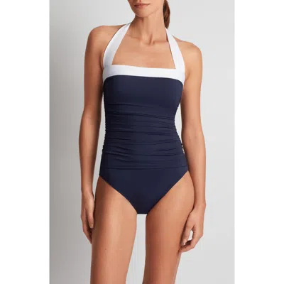 Ralph Lauren Lauren  Halter One-piece Swimsuit