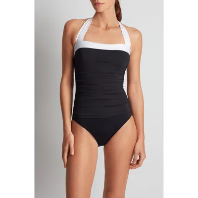 Ralph Lauren Lauren  Halter One-piece Swimsuit