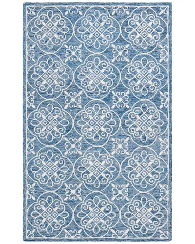 Ralph Lauren Lauren  Hand Tufted Wool & Cotton Rug In Navy