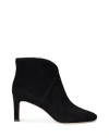 Ralph Lauren Flat Ankle Boots Lauren  Woman In Black Suede