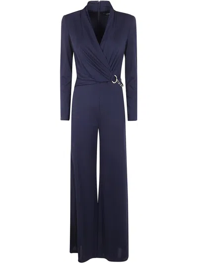 Ralph Lauren Isanah Jumpsuit By Lauren  In Blue