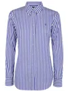 Ralph Lauren Striped Shirt In Blue
