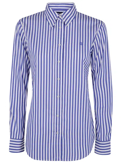 RALPH LAUREN LAUREN RALPH LAUREN "JAMELKO" LONG SLEEVE BUTTON FRONT