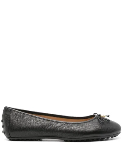 Ralph Lauren Lauren  Jayna Driver Flats Ballet In Black
