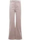 Ralph Lauren Lauren  "kaeden" Full Length Flat Front Trousers In Neutral