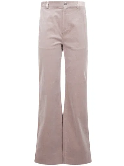 Ralph Lauren Lauren  "kaeden" Full Length Flat Front Trousers In Neutral