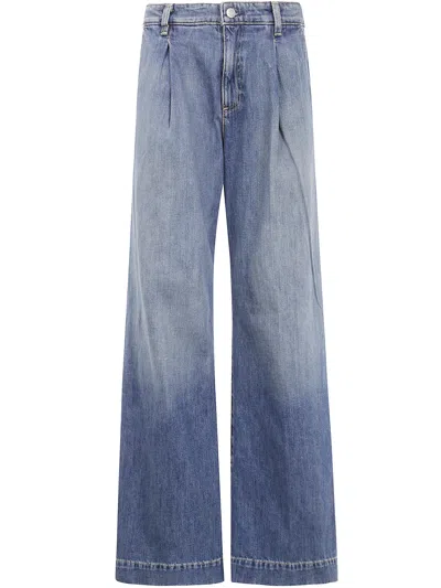 RALPH LAUREN LAUREN RALPH LAUREN "KIRAHN" FULL LENGTH PLEATED JEANS