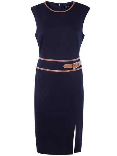 RALPH LAUREN LAUREN RALPH LAUREN "KIRENA" LONG SLEEVES DAY DRESS