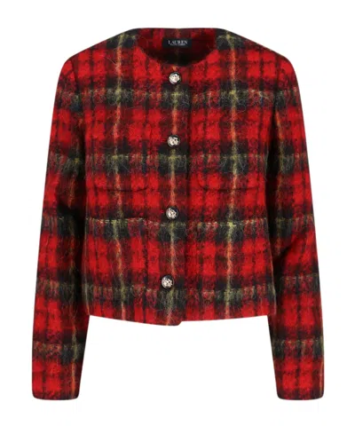 Ralph Lauren Lauren  Ladies Woven Blazer In Multi