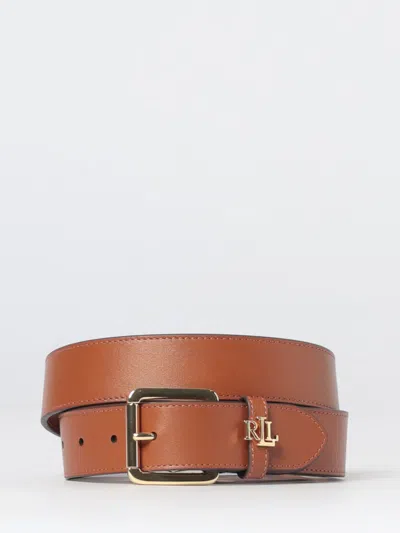 Ralph Lauren Lauren  Leather Belt In Brown
