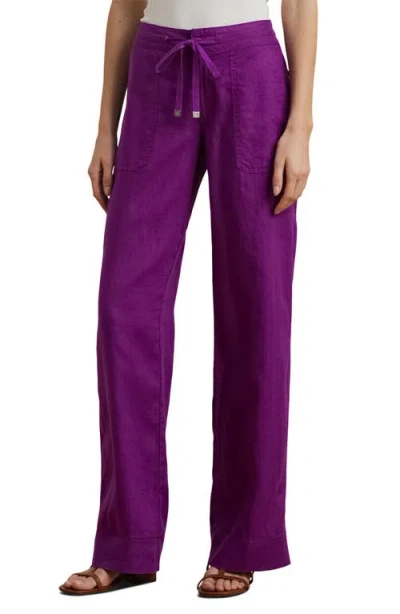 Ralph Lauren Lauren  Linen Drawstring Pants