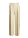Ralph Lauren Plus Size Linen-blend Twill Wide-leg Pants In Neutral