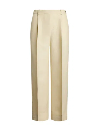 RALPH LAUREN LAUREN RALPH LAUREN LINEN MIX TROUSERS