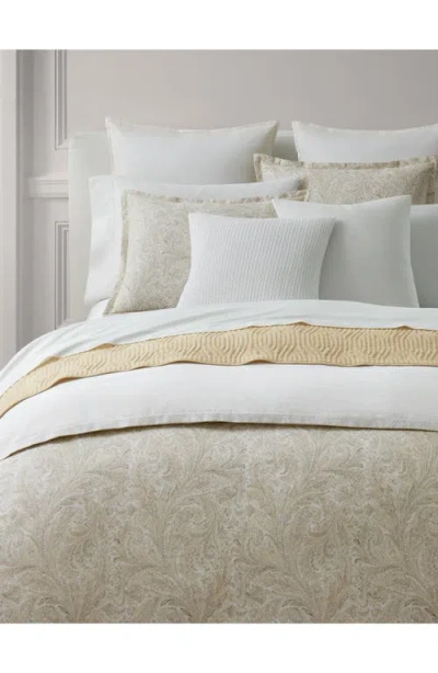 Ralph Lauren Lauren  Marah Paisley Cotton Percale Comforter & Sham Set In White