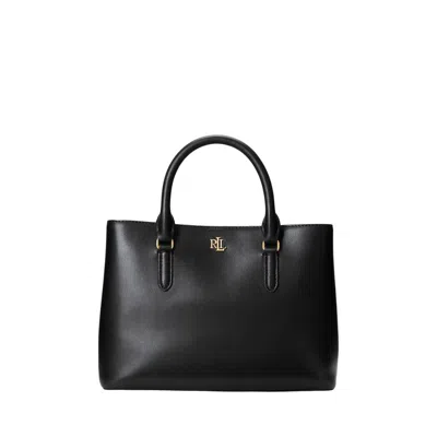 Ralph Lauren Lauren  Marcy 26 Satchel Small In Black