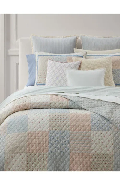 Ralph Lauren Lauren  Marissa Patchwork & Floral Reversible Cotton Quilt In Multi